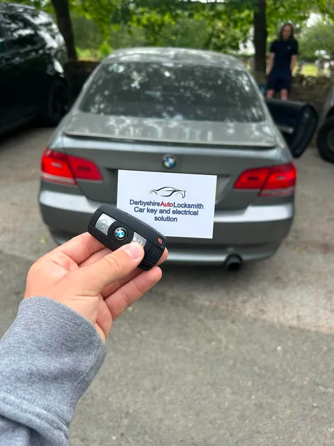 Spare key programmed for BMW